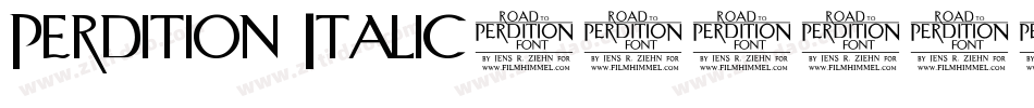 Perdition Italic字体转换